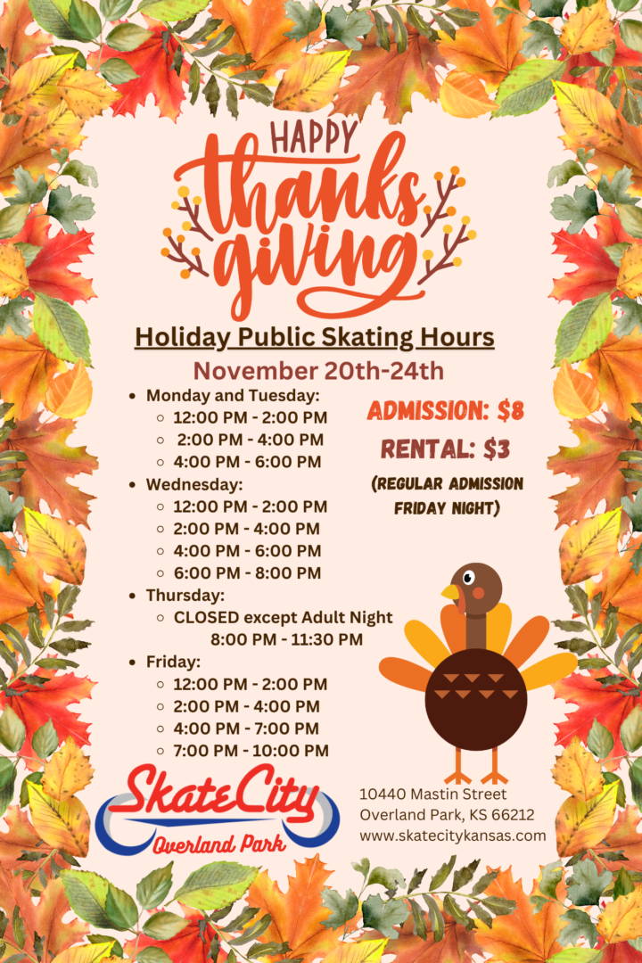 OP Thanksgiving Hours