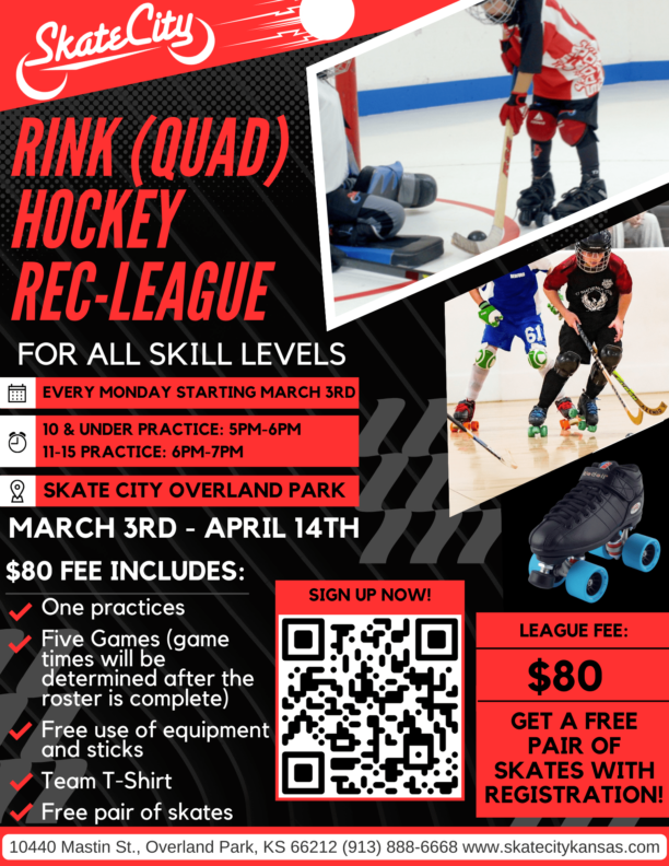 OP March Rink Hockey League Flyer