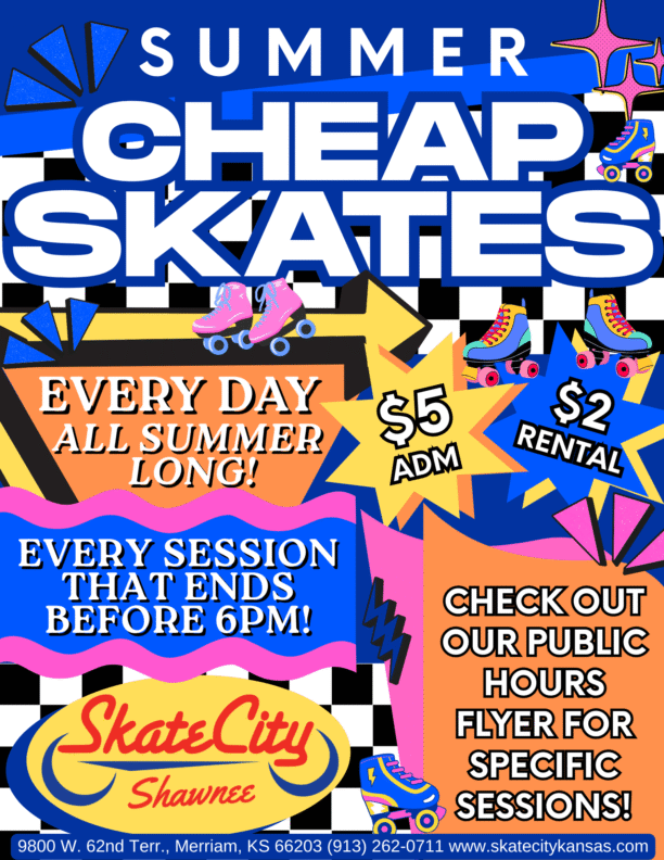 Cheap Skate Flyer Shawnee