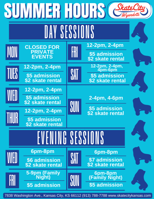 Wyandotte 2025 Summer Hours Flyer