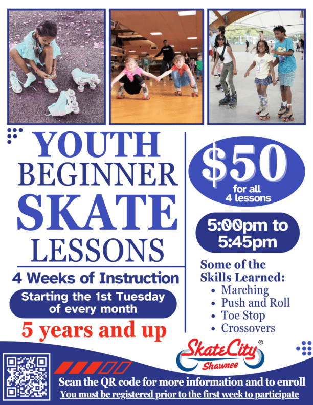 25-26 Youth Skating Lessons Flyer Shawnee