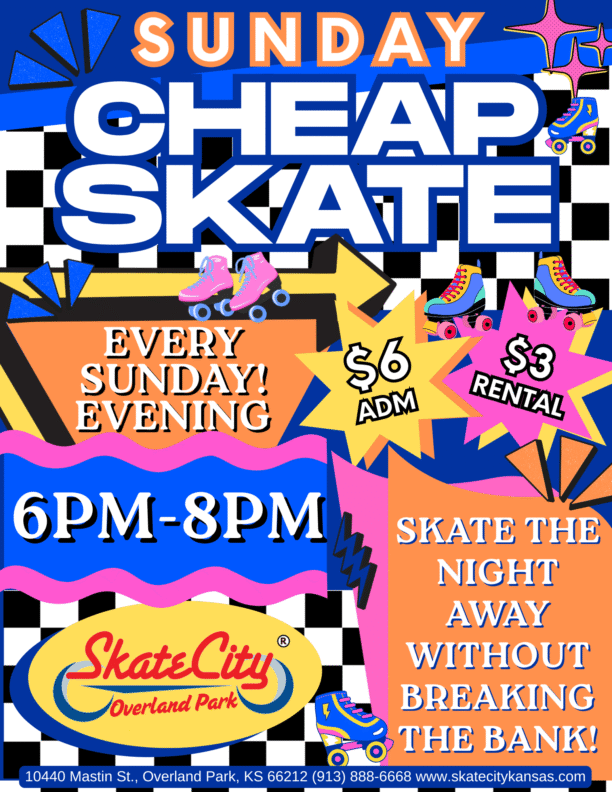 Sunday 6-8 OP Cheap Skate Flyer