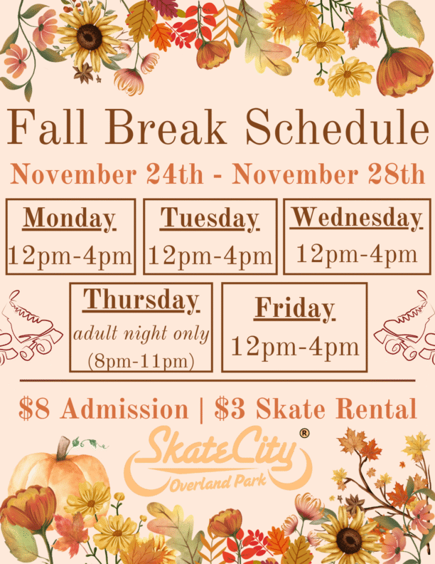 Fall Break Skate Flyer OP Fall Break Skate Flyer OP