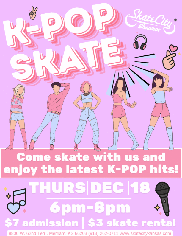 K-POP Skate Flyer Shawnee