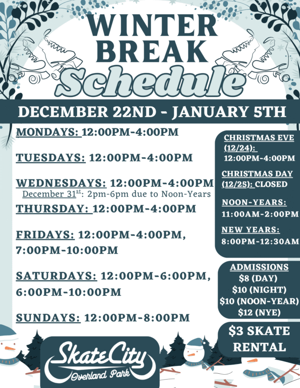Winter Break Skates Flyer OP Winter Break Skates Flyer OP