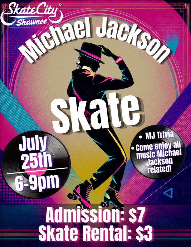 Michael Jackson Skate Flyer Shawnee Michael Jackson Skate Flyer Shawnee