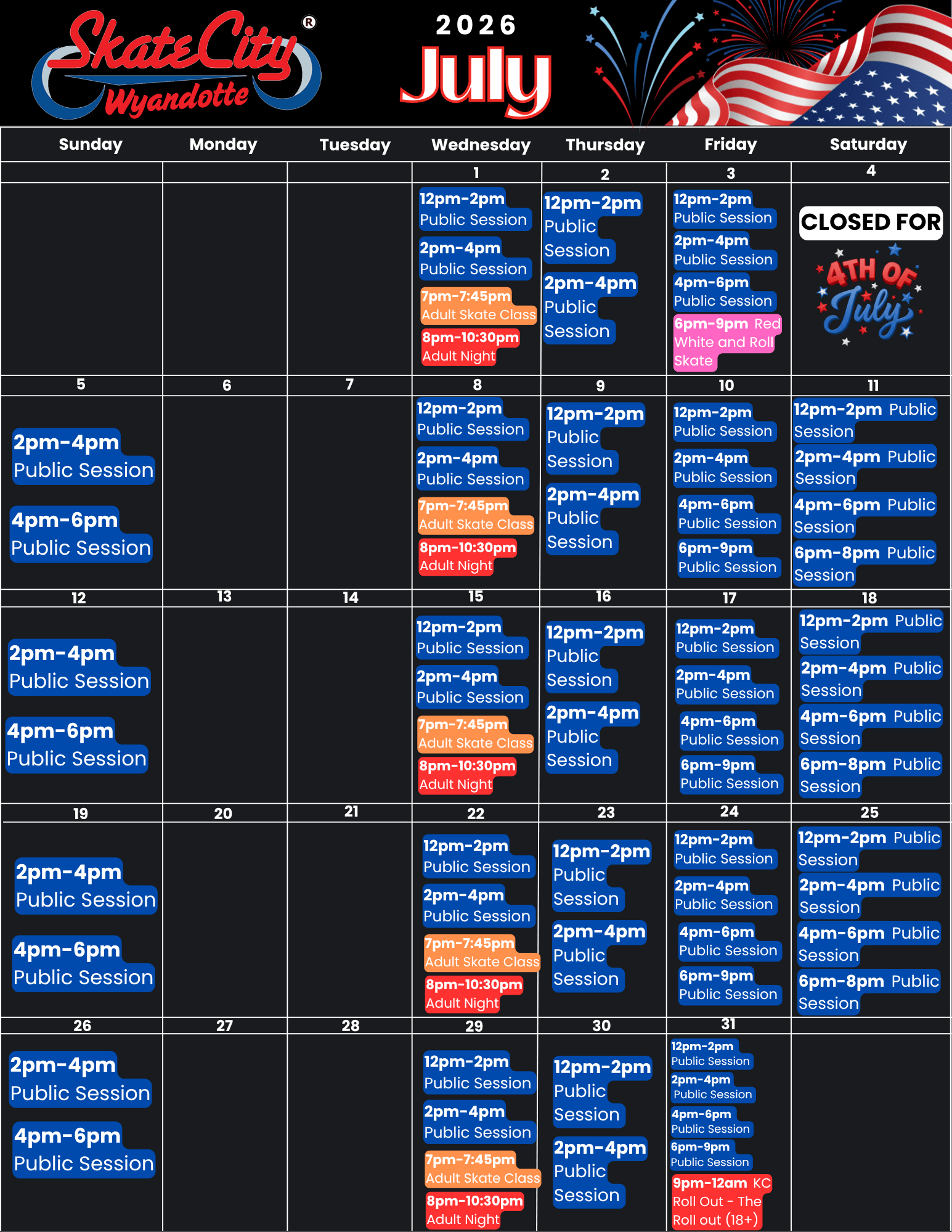 Skate-City-Kansas-July-2026-Wyandotte-Schedule1
